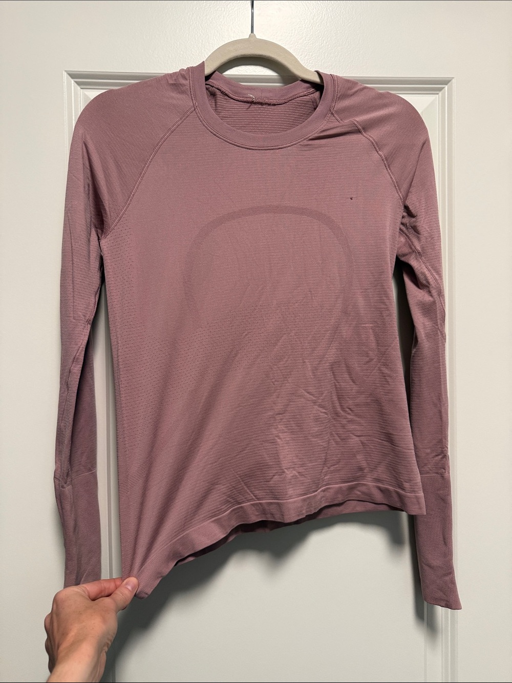 lululemon athletica Long Sleeve Crew in Dusty Rose